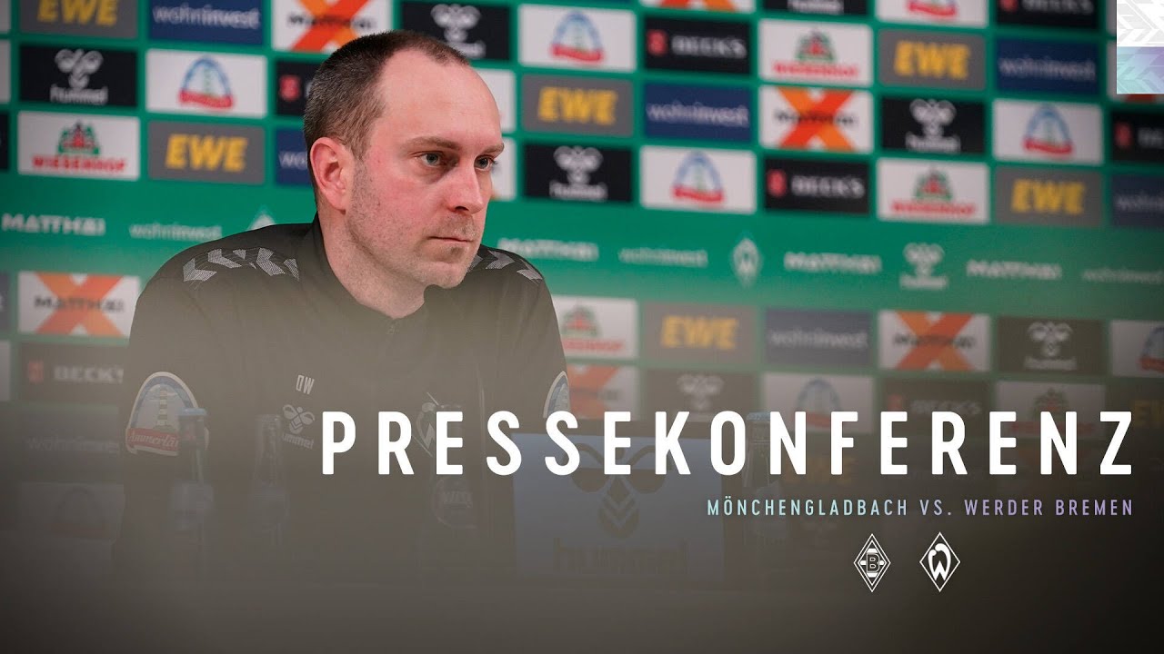 Pressekonferenz mit Ole Werner vor Gladbach | Borussia M´gladbach - SV Werder Bremen