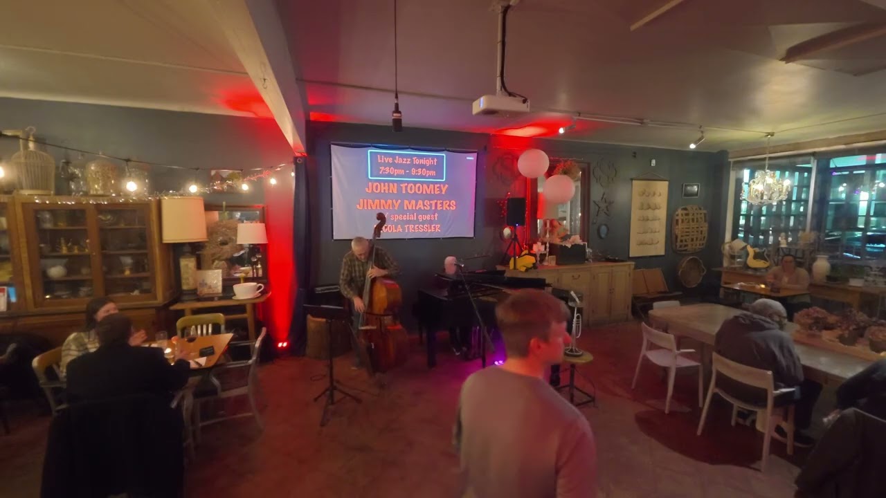 Live Jazz @ Cafe Stella   John Toomey, Jimmy Masters, Nicola Tressler
