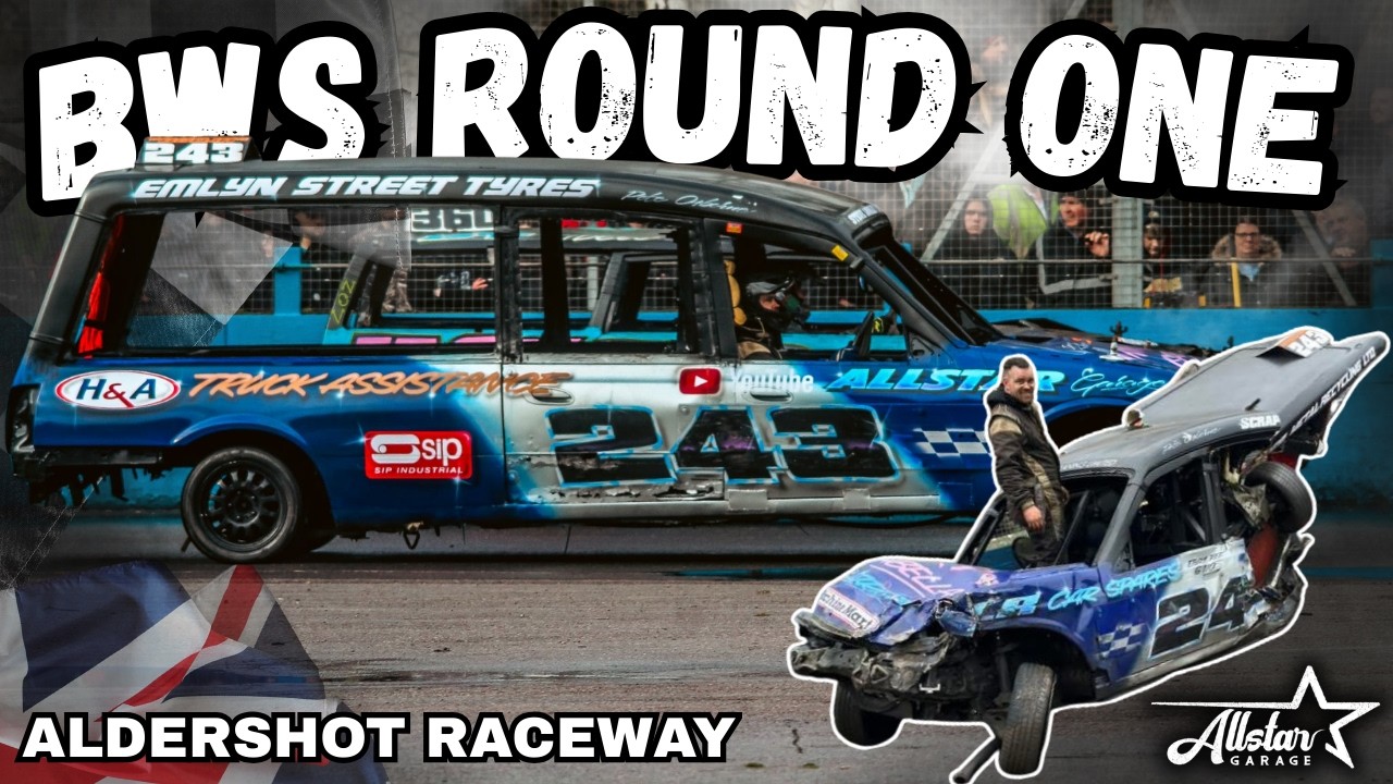 SMASHING A HEARSE TO BITS! | 2026 BWS Round 1 | Aldershot Raceway