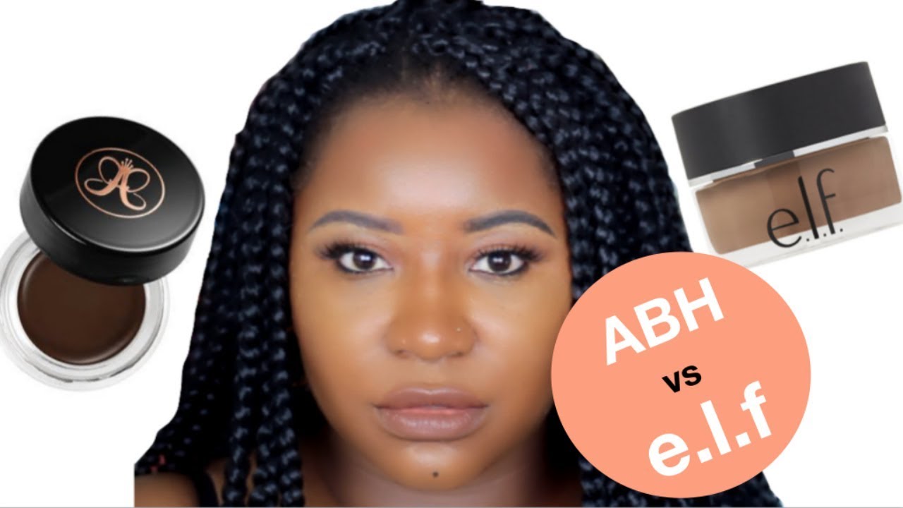 ABH Dipbrow vs. E.L.F Brow Cream