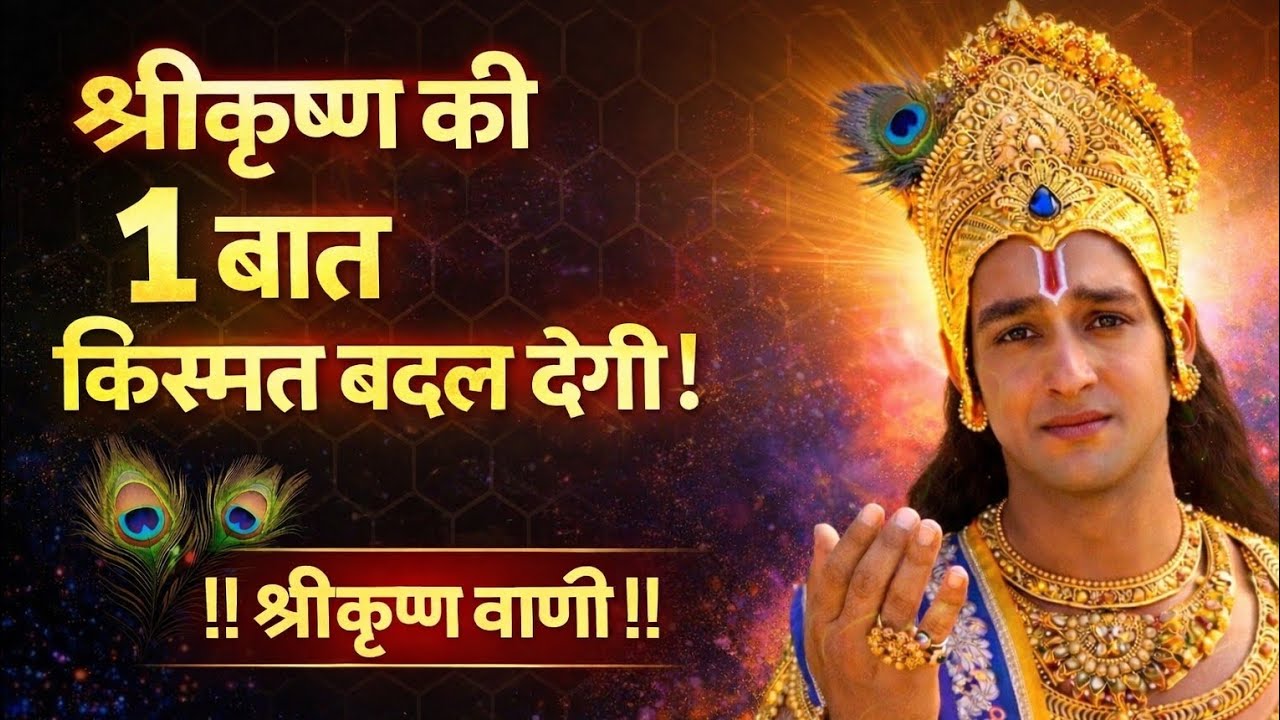 सोने से पहले श्रीकृष्ण की ये 1 बात सुन लो… सुबह तक किस्मत बदल जाएगी!