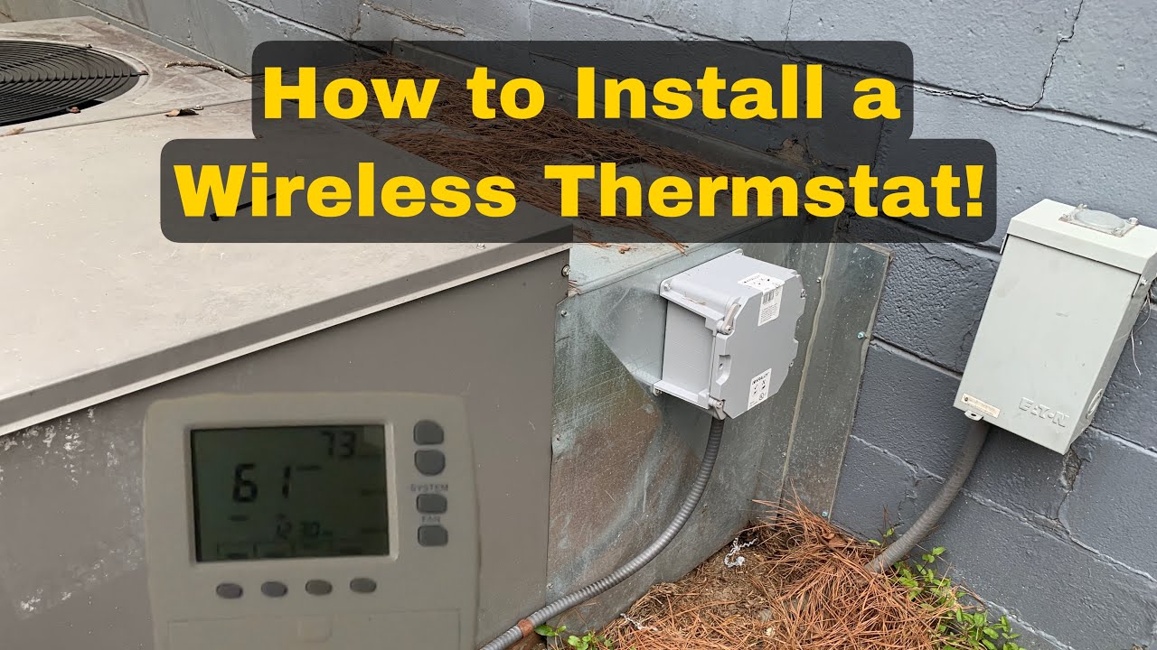 Installing a Wireless Thermostat on a Package Unit
