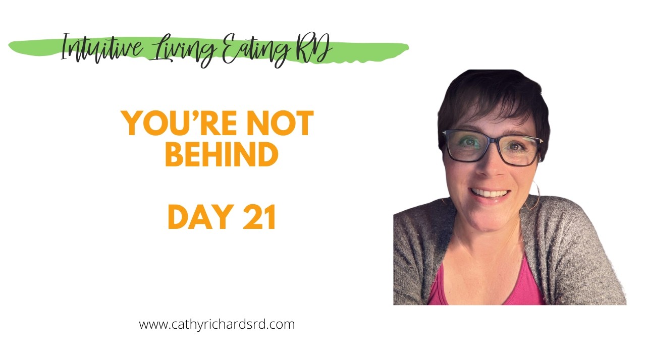 Day 21: Trust Your Pace (You’re Not Behind)
