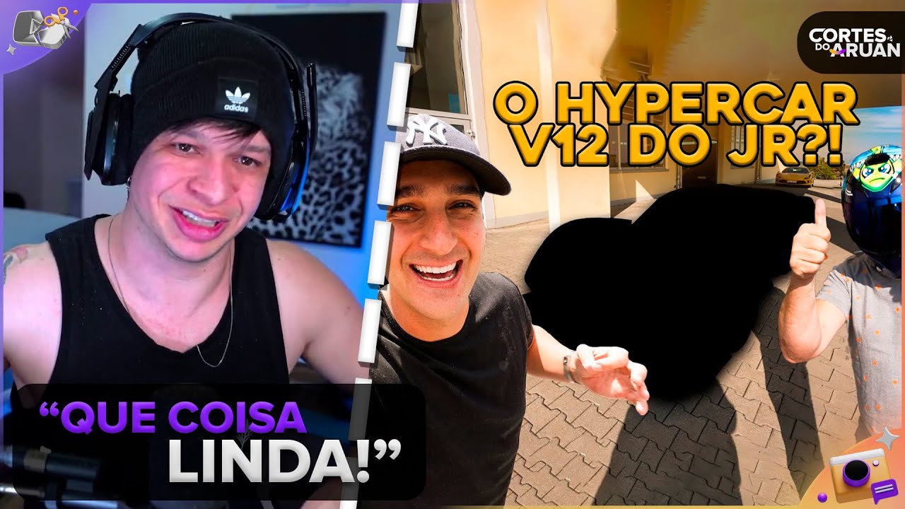 ARUAN REAGE: SERÁ ESSE O NOVO HYPERCAR DO JR??? (BRIAN ESPI) - Cortes do Aruan