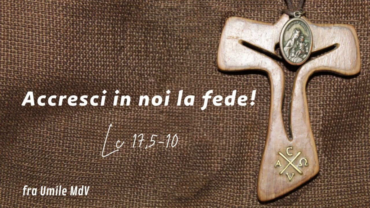 La fede e il servizio: cardini per una sana vita spirituale (Lc 17,5-10), di fra Umile mdv