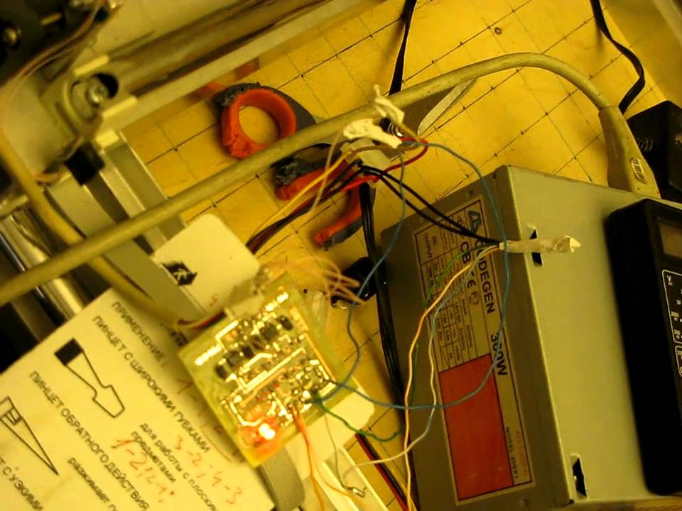 Home made CNC - first steps(Y check)