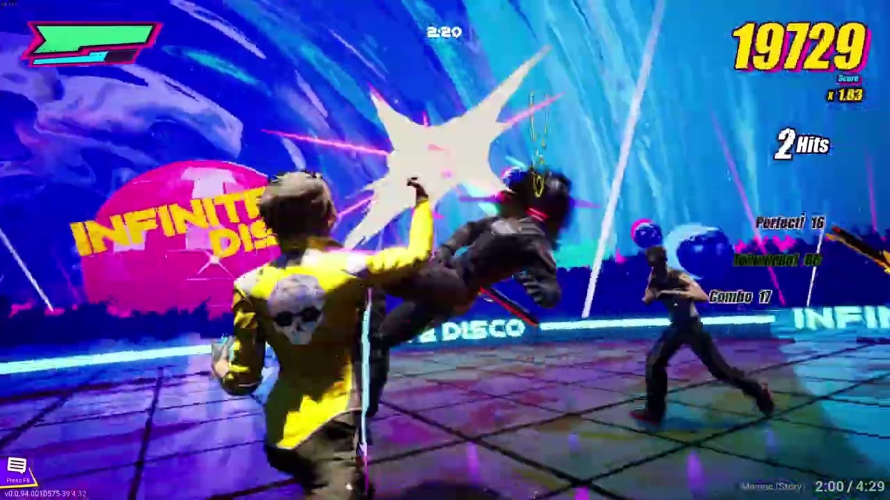 Dead as Disco Maniac (Story) Leaderboard attempt 1 Rank S