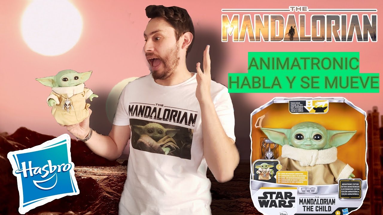 BEBE YODA ANIMATRONIC - BABY YODA HABLA Y SE MUEVE - THE CHILD HASBRO - UNBOXING BABY YODA ESPAÑOL