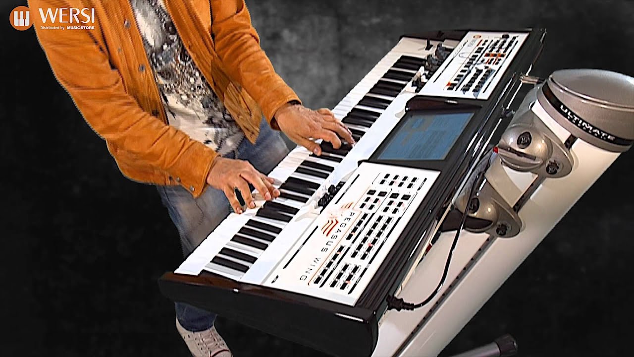 WERSI Pegasus Wing Professional Keyboard Demo