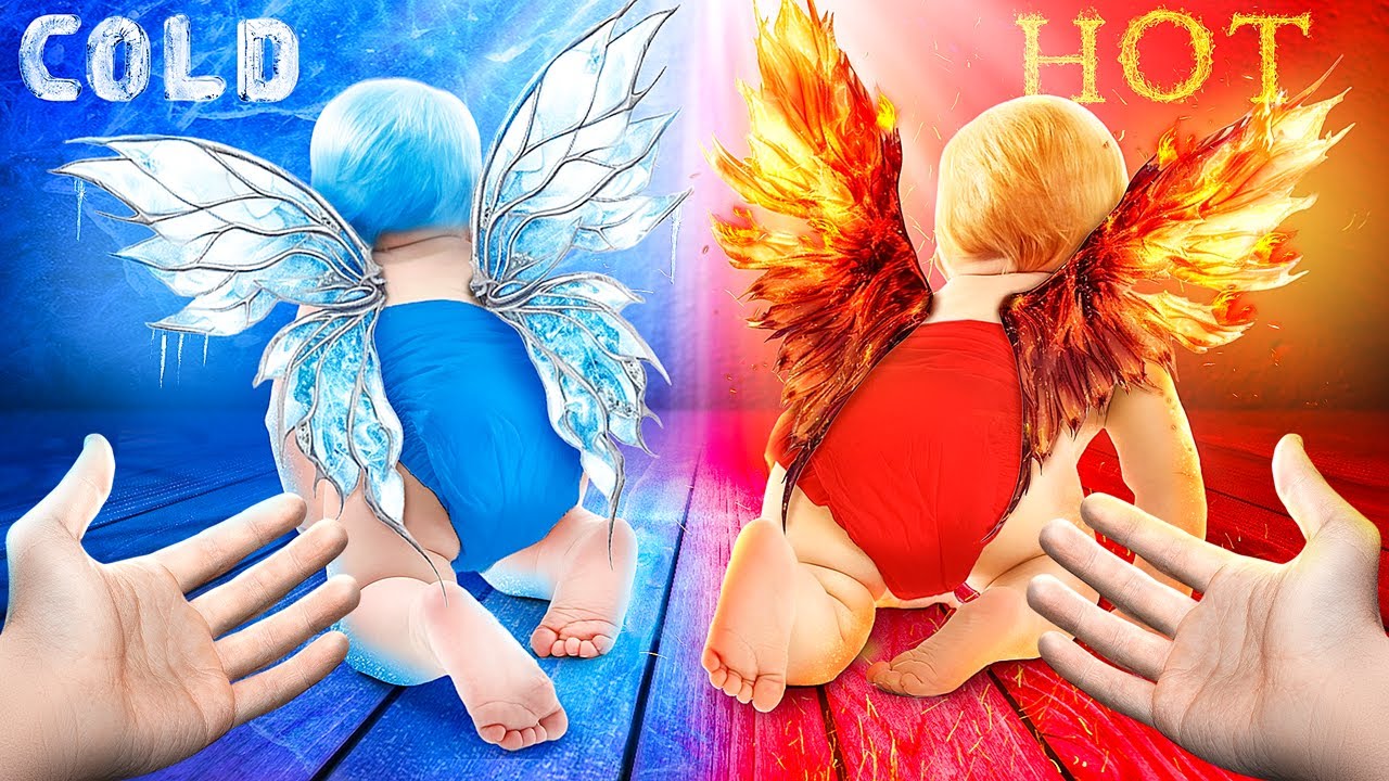 Hot vs Cold Fairy! Girl on Fire vs Icy Girl