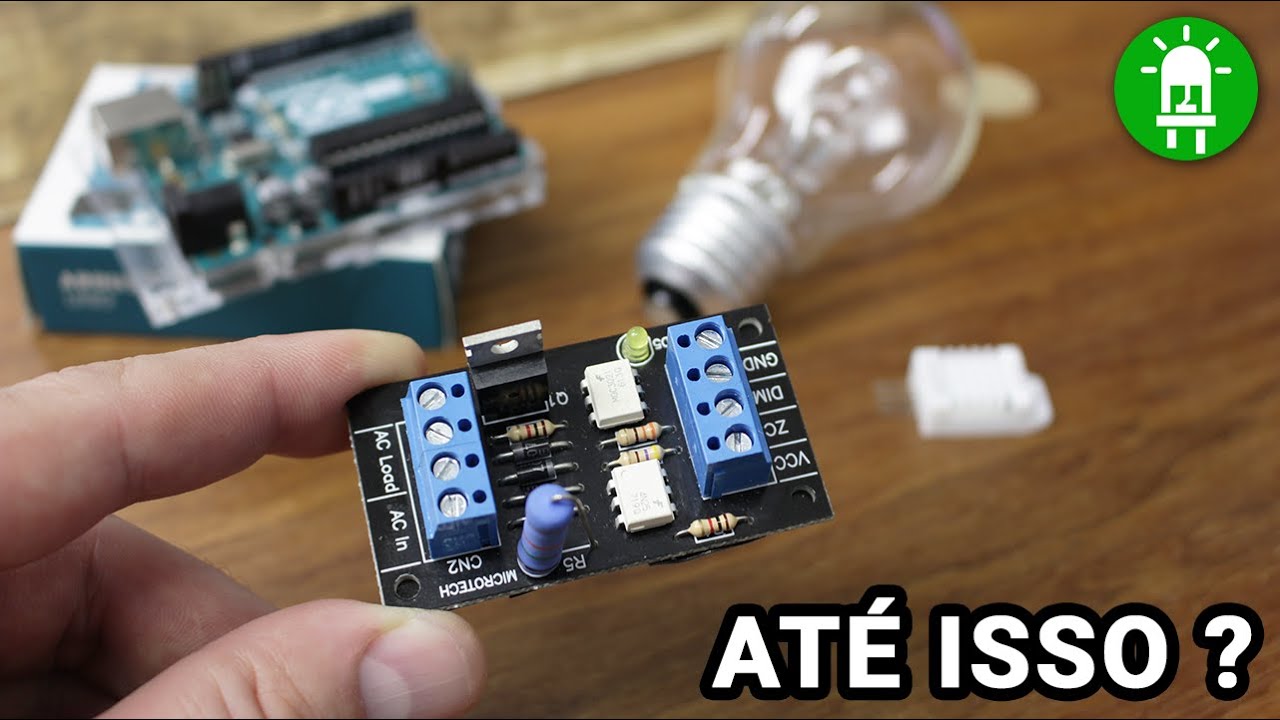 😱 Dimmer com Arduino | 💡 Controle de Brilho da Lâmpada | 🥚 Chocadeira Automática
