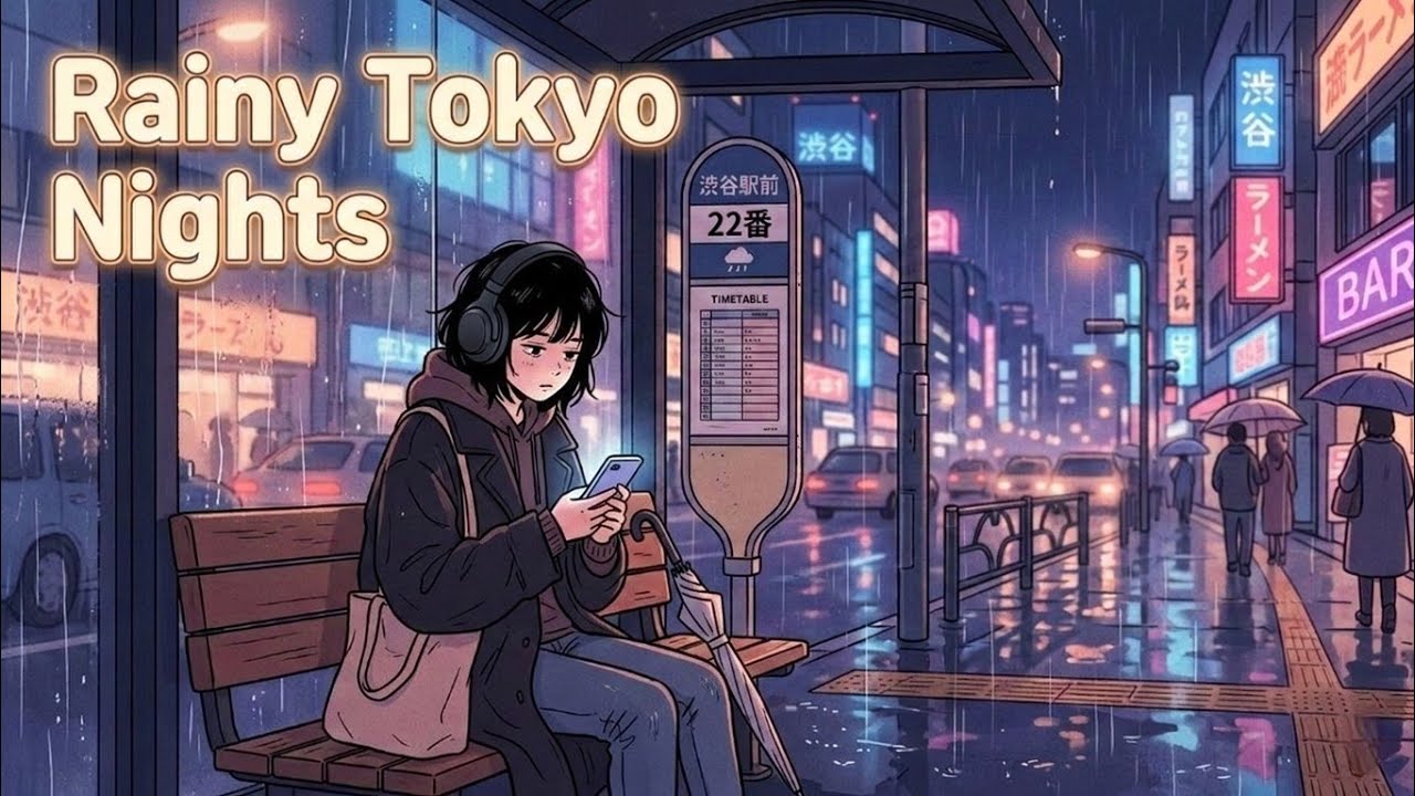 ᴘʟᴀʏʟɪsᴛ | ☂️ RAINY TOKYO NIGHTS : 빗방울에 번지는 도시의 만화경 [citypop Playlist]