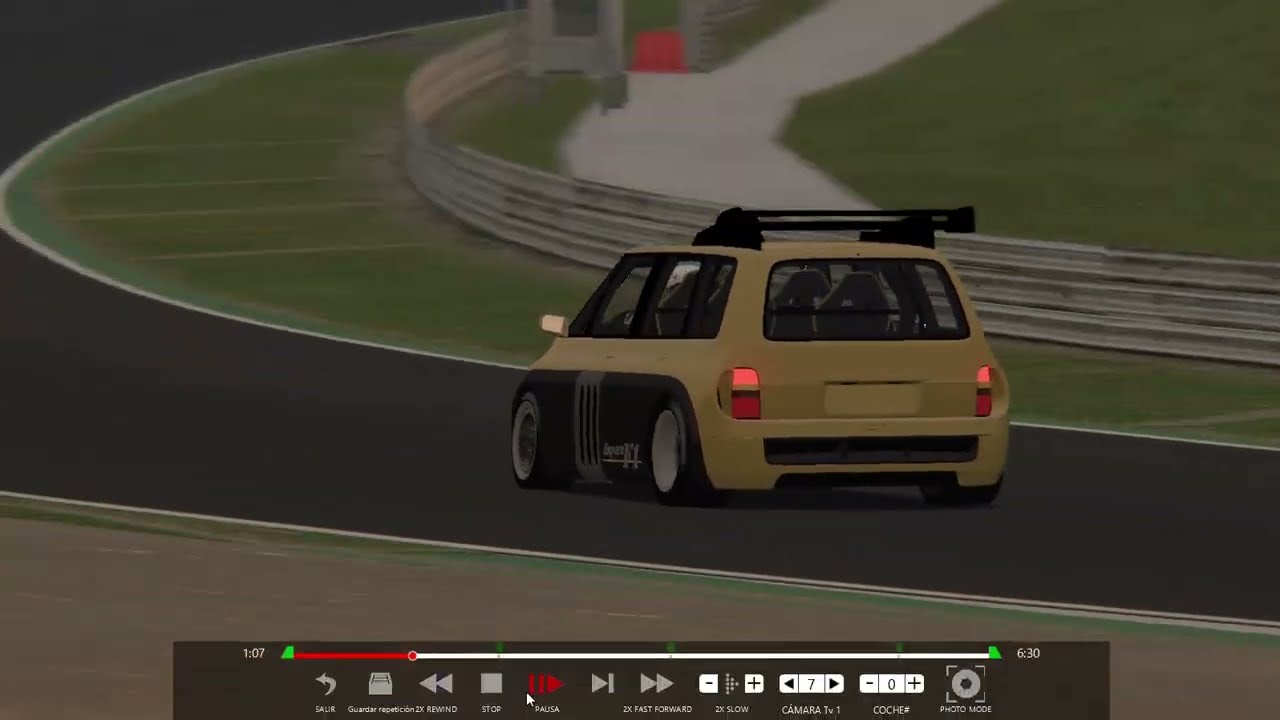 Redbull Ring con el Renault espace f1