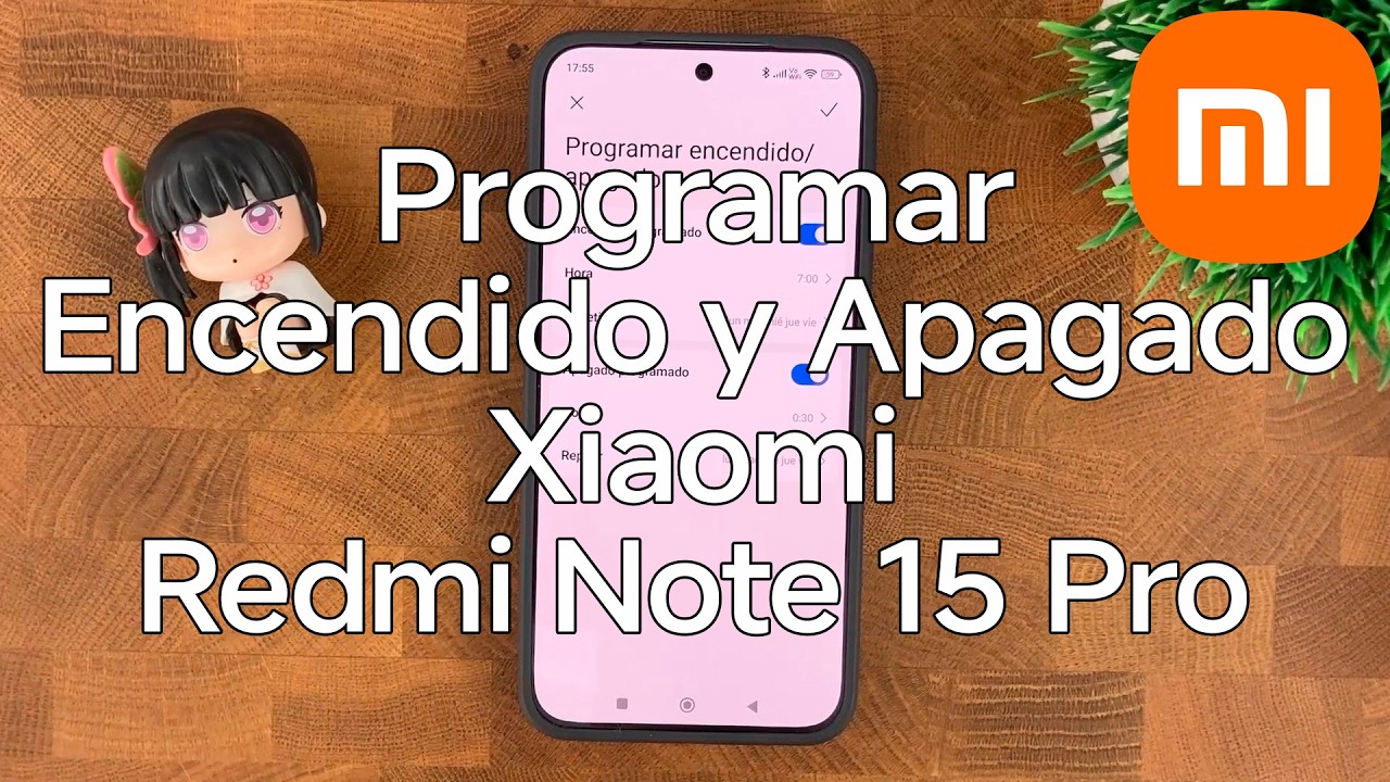 Como Programar el Encendido y Apagado Automatico en el Xiaomi Redmi Note 15 Pro - Xiaomizate