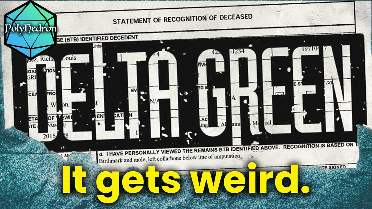 Why I Love Delta Green RPG (and why you might too)