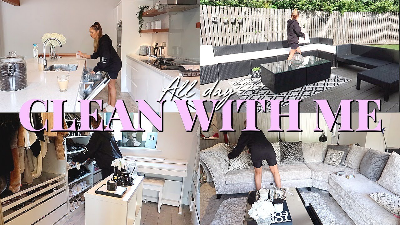 ALL DAY CLEAN WITH ME 2020 | EXTREME CLEANING MOTIVATION | ULTIMATE WHOLE CLEAN WITH ME