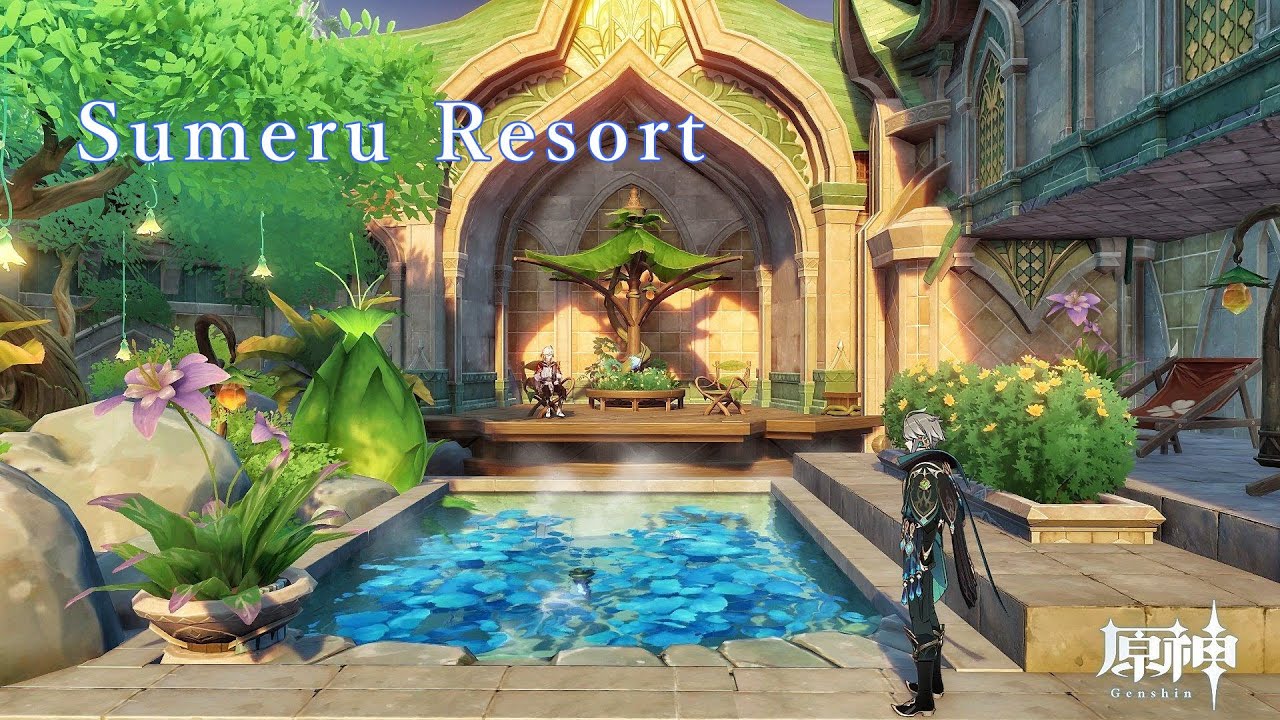 🌟Genshin🌟Serenitea Pot design｜Sumeruresort｜塵歌壺｜スメールリゾート｜原神ハウジング｜GenshinImpact