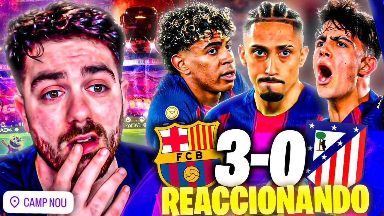 Fui al CAMP NOU a ver el FC BARCELONA 3-0 ATLÉTICO de MADRID | LOCURA EN EL ESTADIO