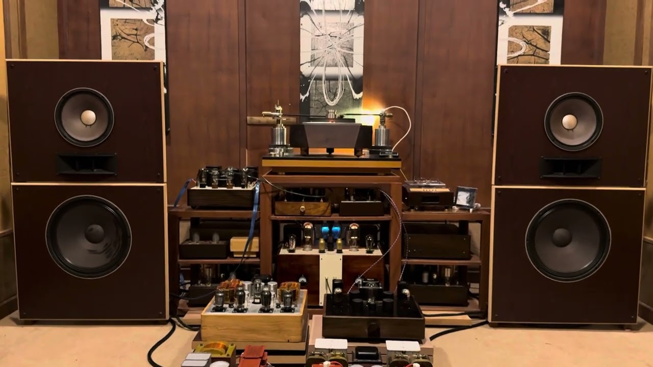 211 Single Ended  tube Amplifier + phonostage  5755 & ECC801s