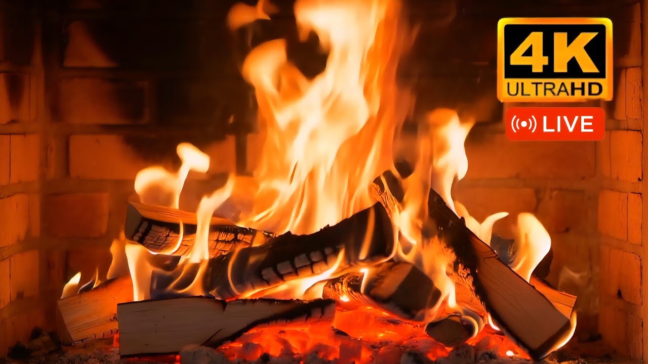 😴 1H Cozy Fireplace 🔥Relaxing Fire for Sleep & Focus #CozyFireplace #FireplaceAmbience #RelaxingFire