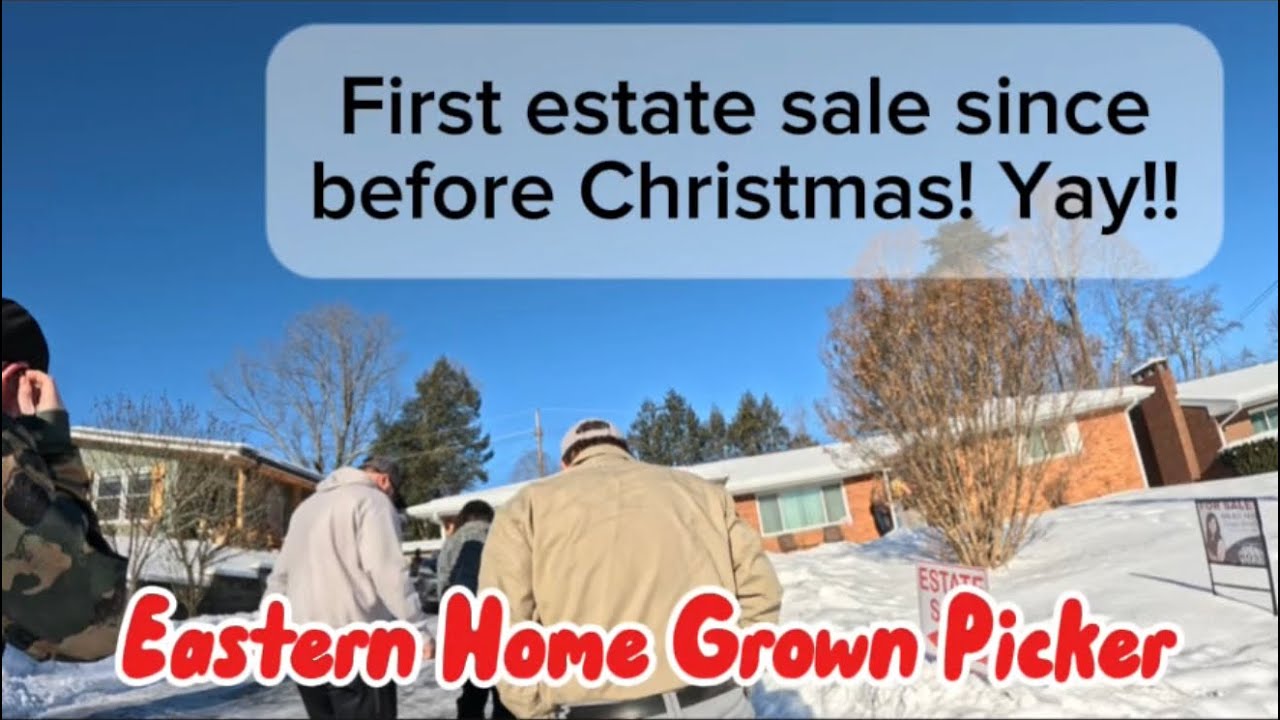 Finally!! The first estate sale this year | watch me go! | The sale was not as good as advertised | 