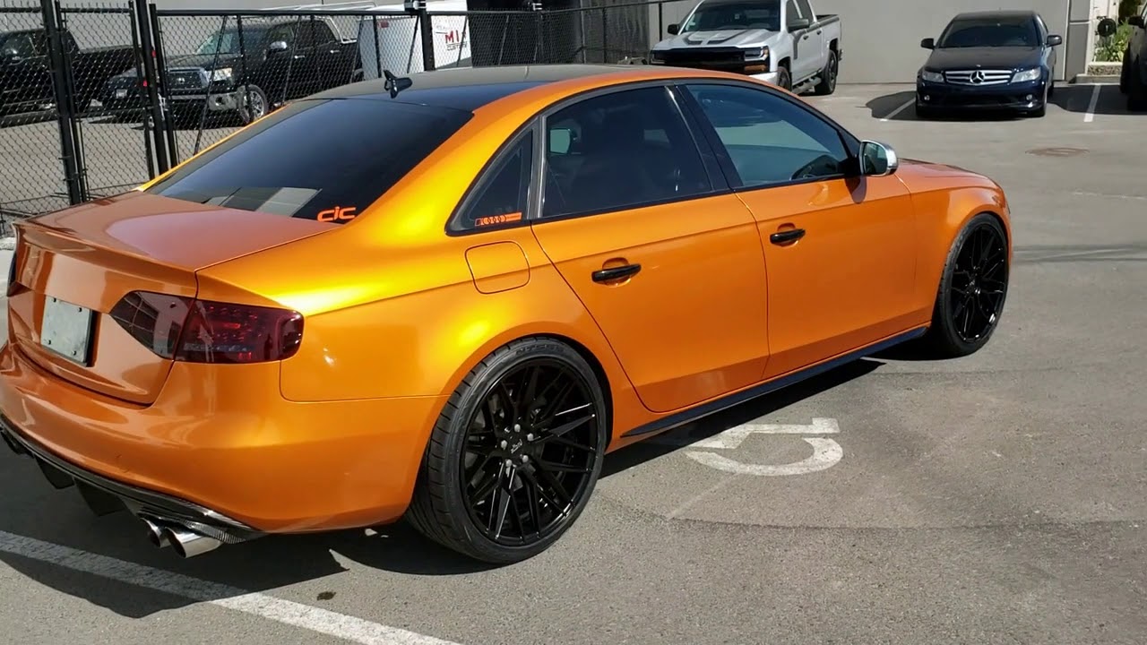 2011 Audi S4 Wrapped in 3M Gloss Liquid Copper