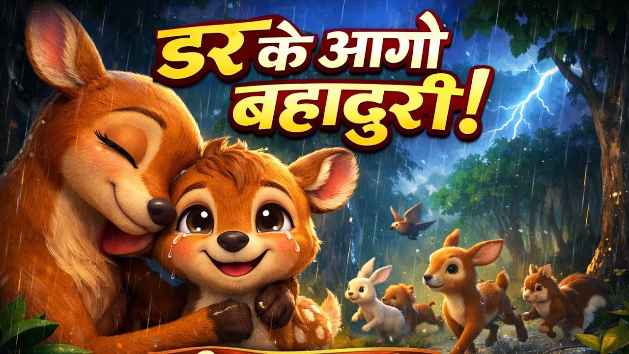 डर के आगे बहादुरी | चीकू की भावुक कहानी | Kids Moral Story in Hindi