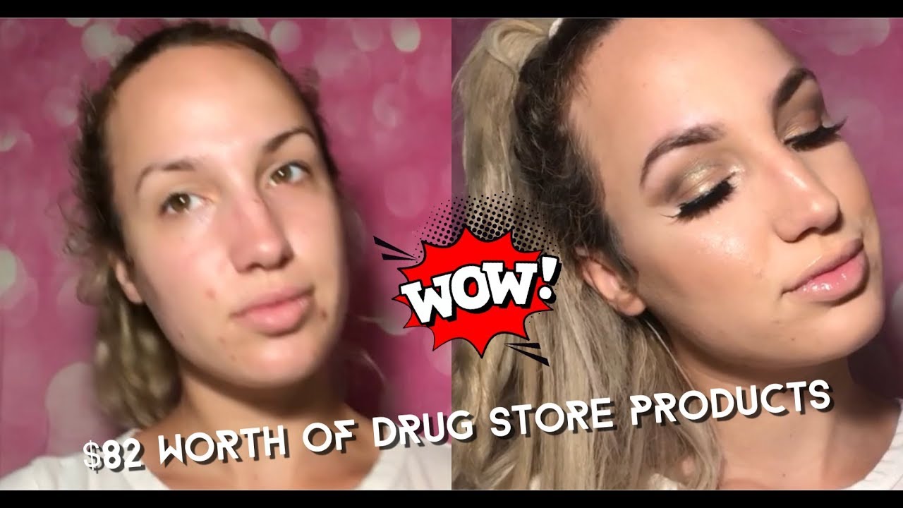 Glowy Nuetral Glam- $82 Worth of Drugstore Products| Rishella Beauty