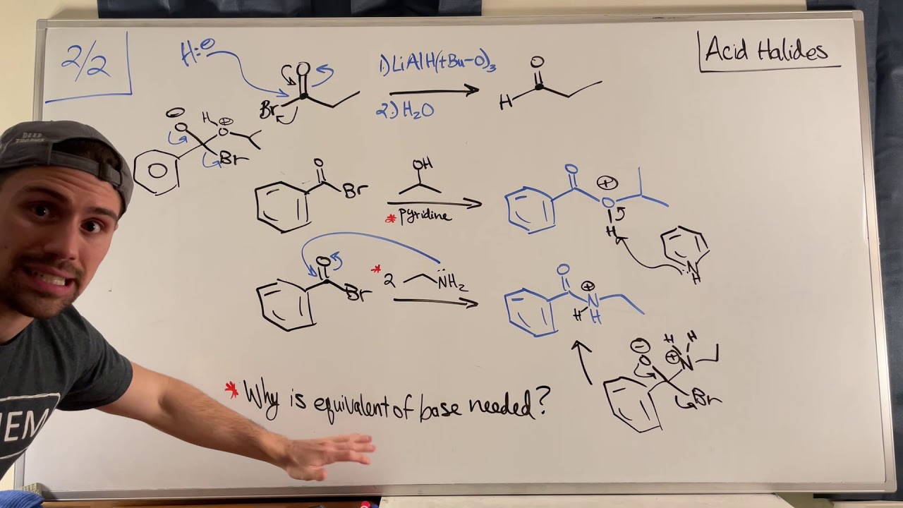 Practicing Rxns of Carboxylic Acid Derivatives (Worksheet Solutions Walkthrough)