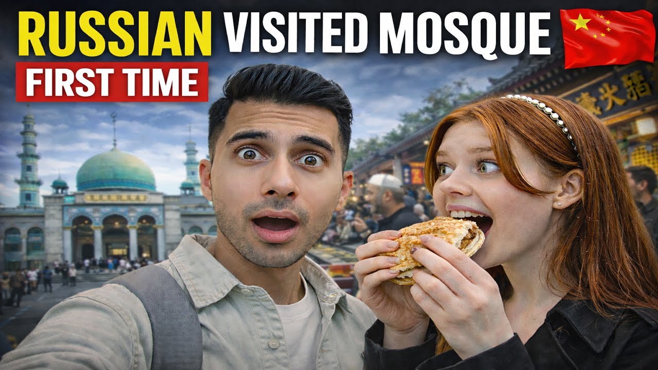 EXPLORING CHINA'S HIDDEN MUSLIM CITY WITH RUSSIAN GIRL | CHINA STREET FOOD