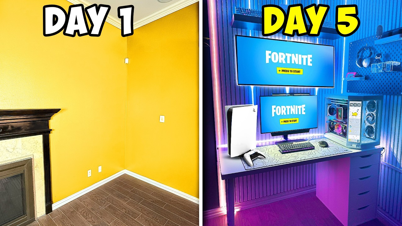 I Built My DREAM $30,000 Gaming Room!