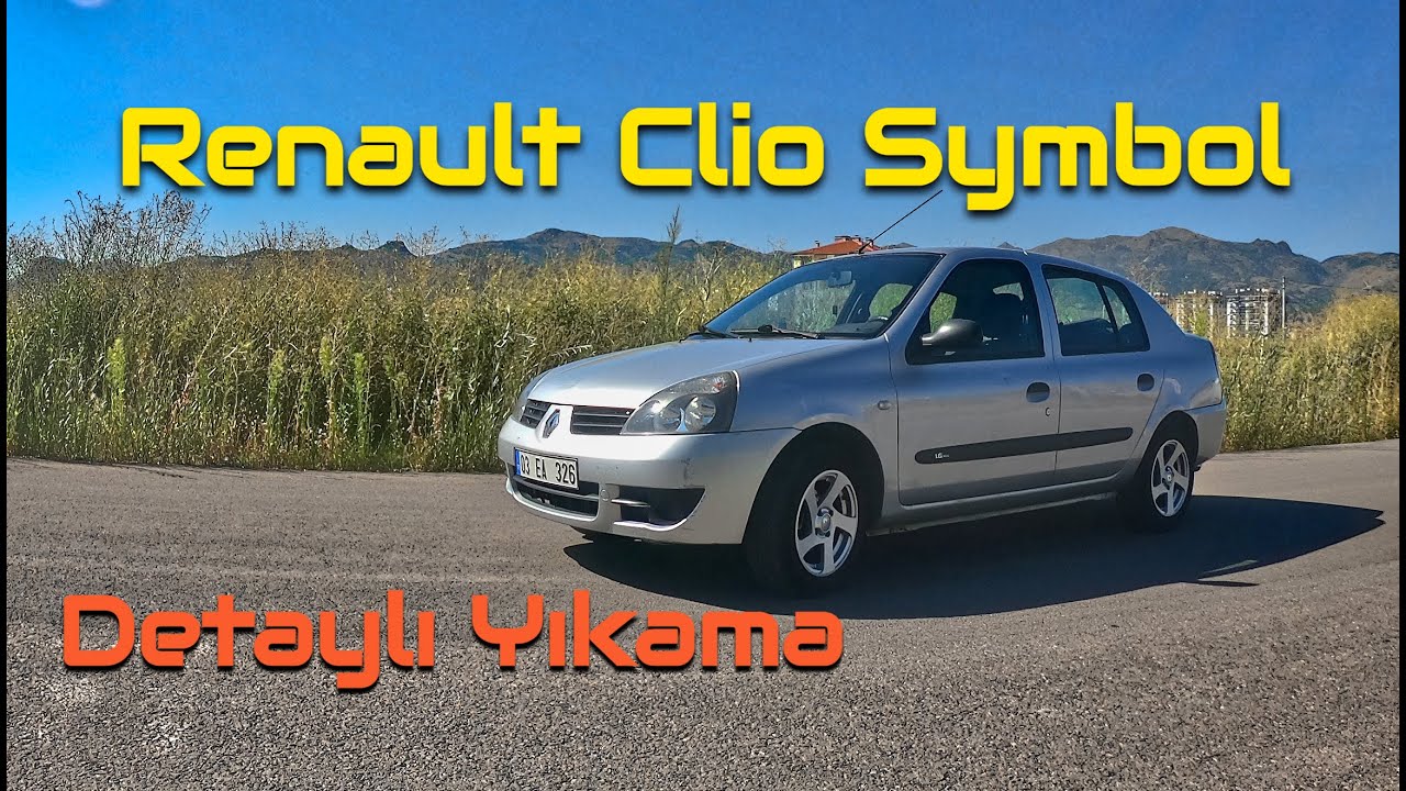 Renault Clio Symbol Aracımı Detaylı Yıkadım -detailed wash
