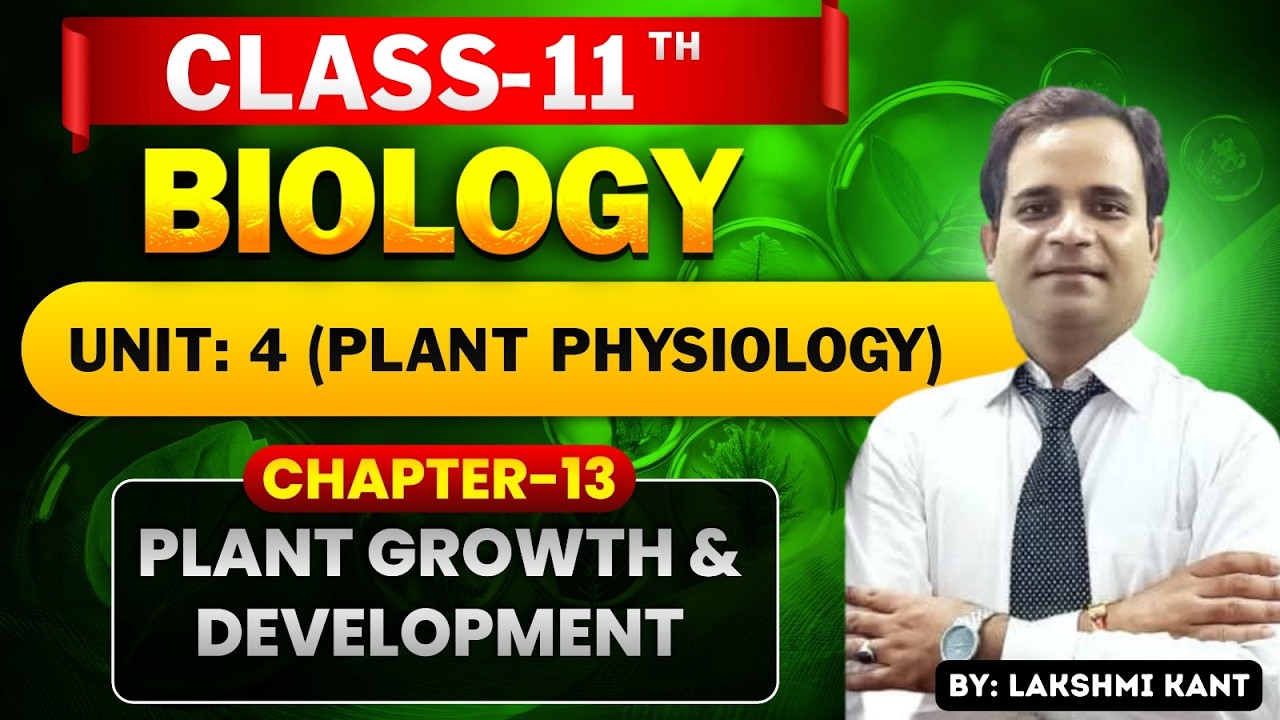 Class 11 BIOLOGY | Plant Physiology | Plant Growth & Developement | Grip Arena