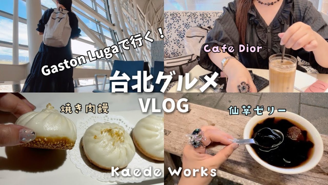 【台北グルメVLOG】おすすめ豆花にマンゴーかき氷に焼き肉饅！満腹の旅❤︎