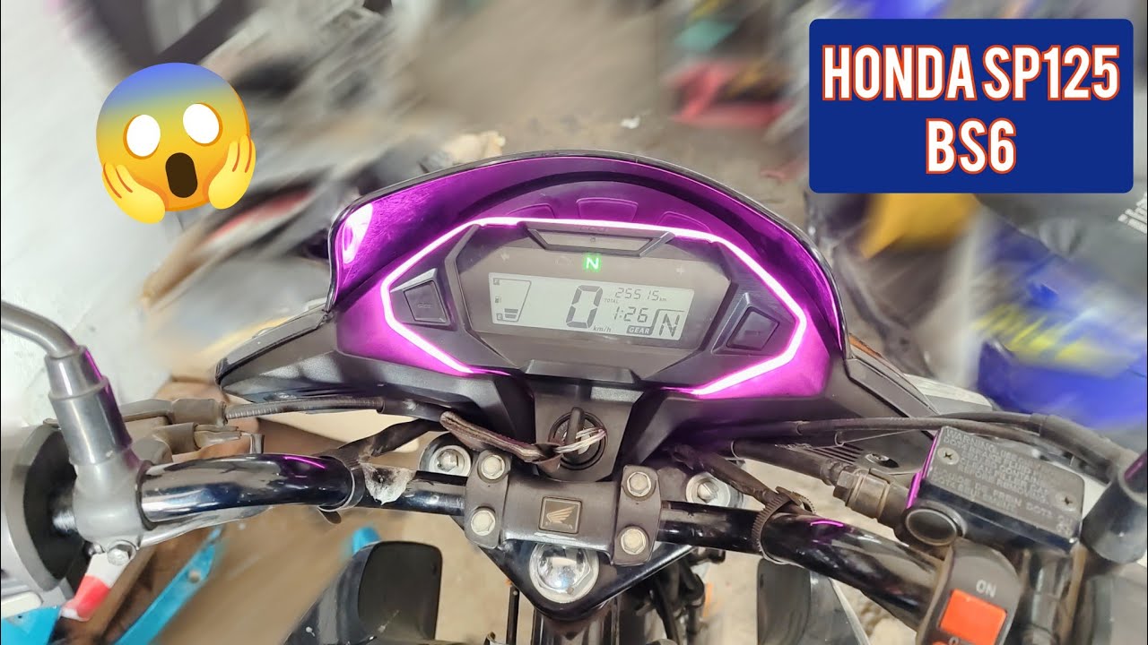 Honda sp 125 bs6 modification🤗👍❤️||Led strip light||hondasp125|Honda modification||