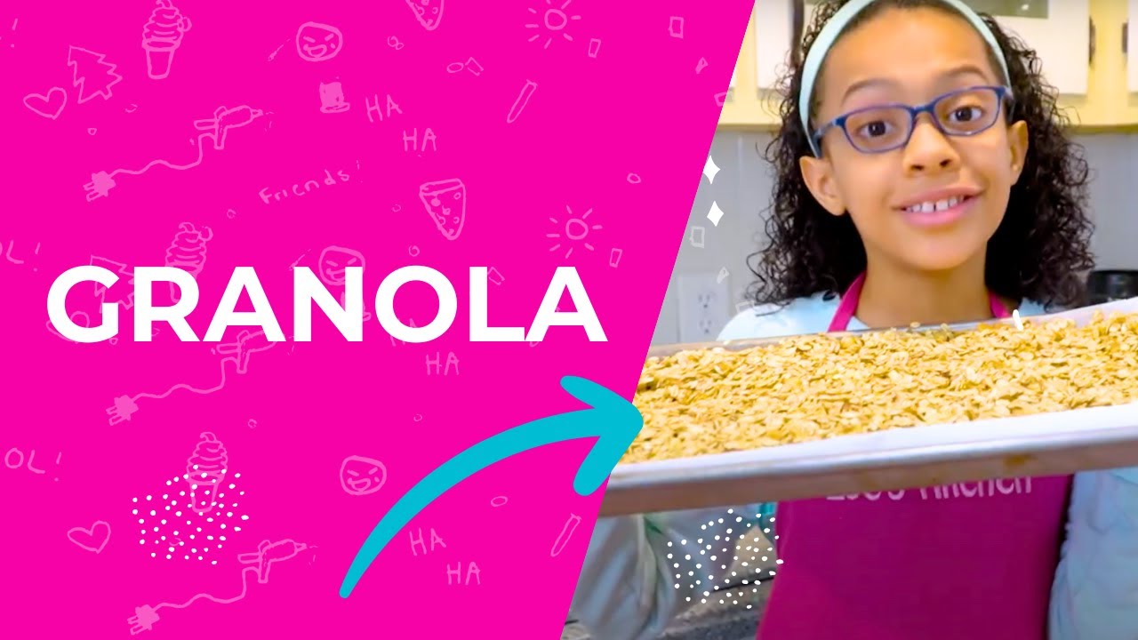 homemade GRANOLA recipe | Kids Cooking Show