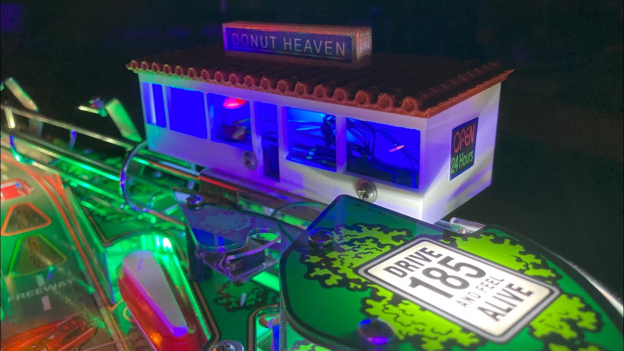 Getaway pinball restoration part 9: Donut heaven, supercharger / switch test and spotlights