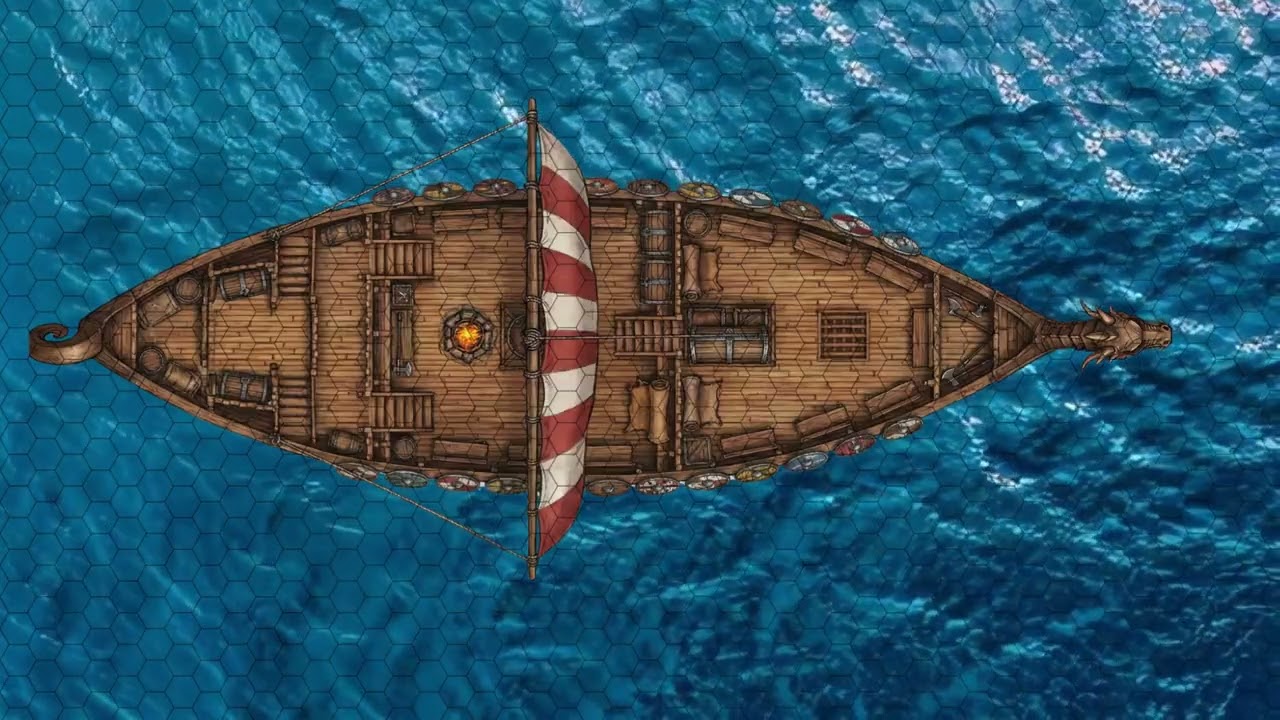 DnD compatible animated map _ Hex grid battlefield _ ambient sounds for VTT