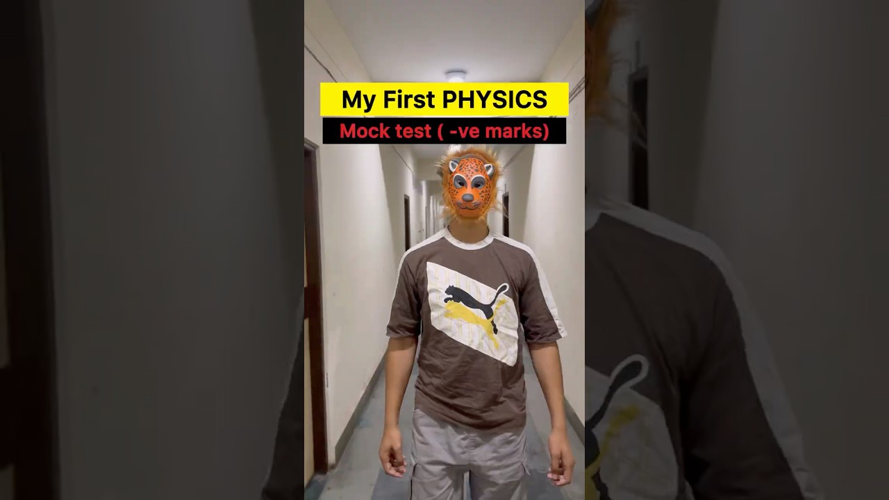 | My First NEET physics Mock test reality 🤯🤯😓#neet #neet2026 #physics