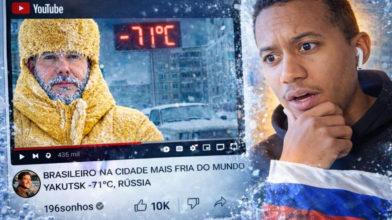 YAKUTSK -71°C | REAGINDO A BRASILEIRO NA CIDADE MAIS FRIA DO MUNDO