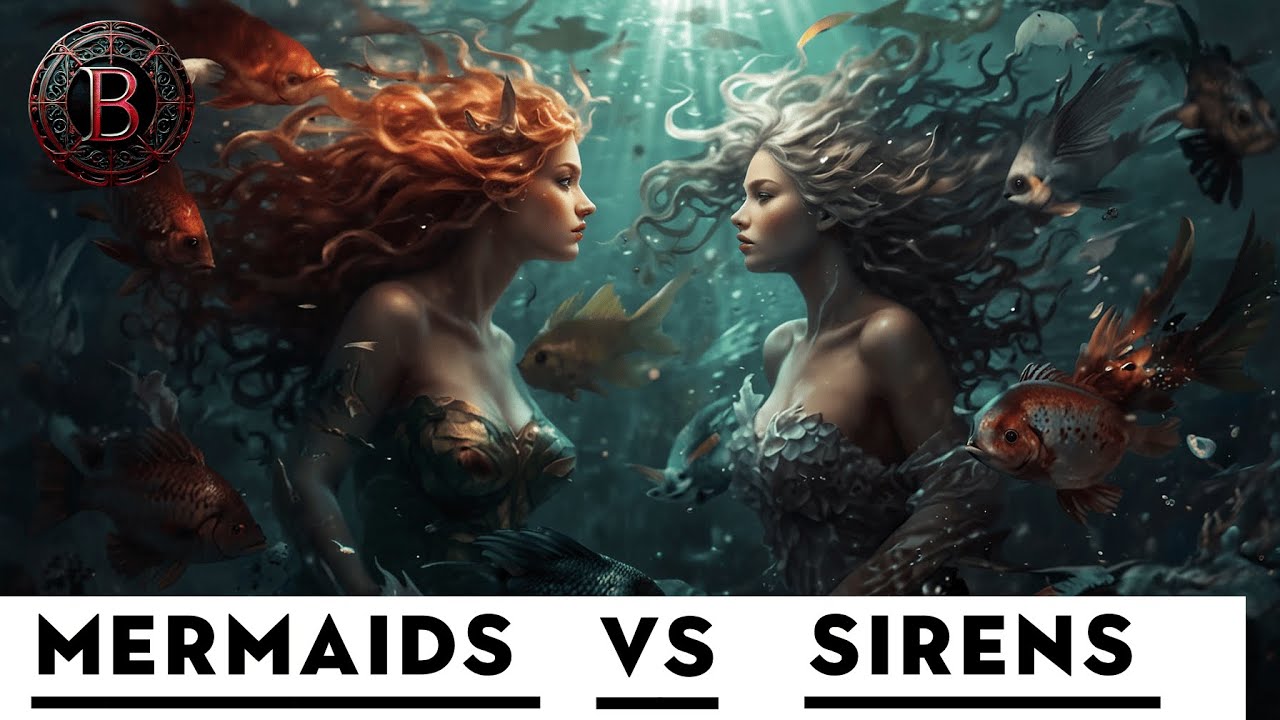 MERMAIDS vs SIRENS - What is the difference?
