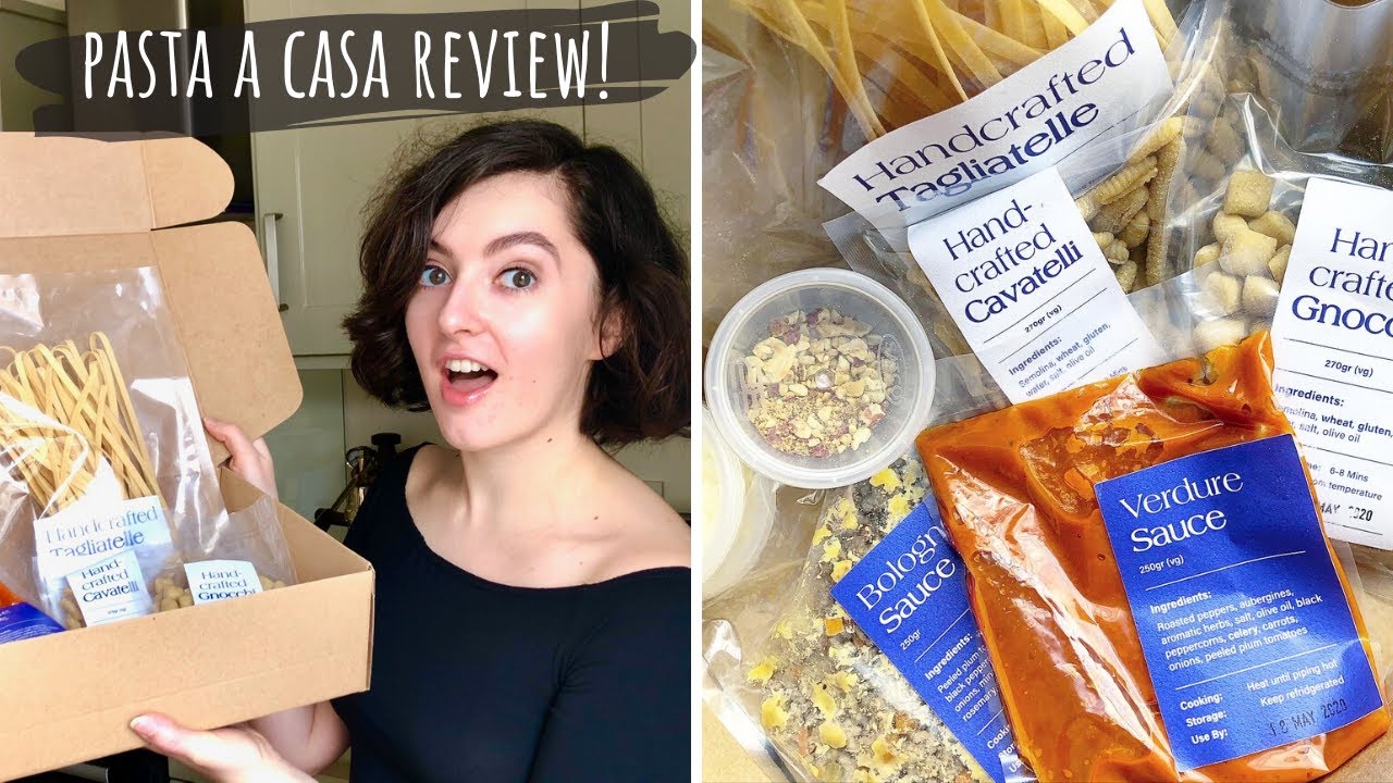 PASTA A CASA box review - make fresh pasta at home!
