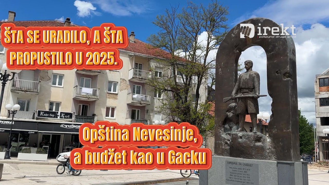 ŠTA SE URADILO, A ŠTA PROPUSTILO U 2025. Opština Nevesinje, a budžet skoro kao u Gacku