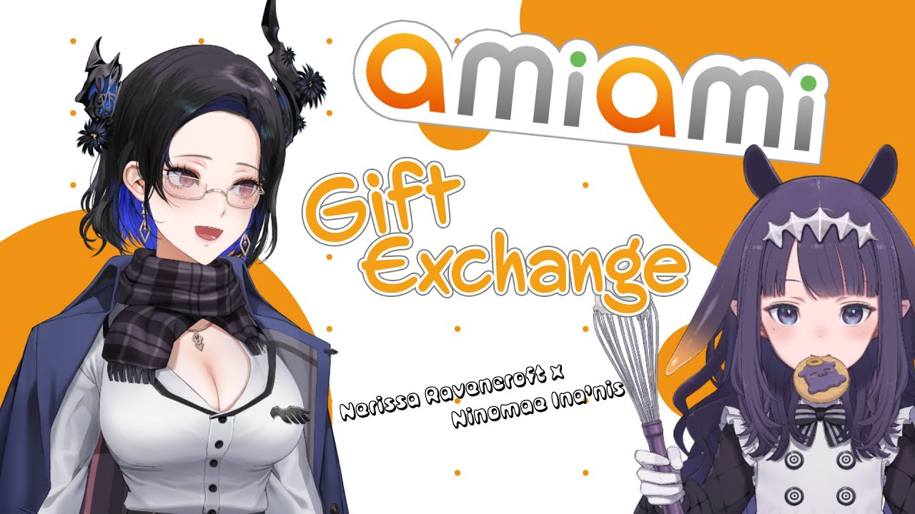 Christmas at AmiAmi with @Ninomae Ina'nis Ch. hololive-EN  💙💜 #PR