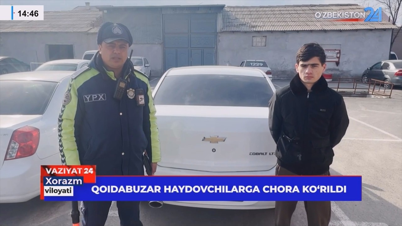 Qoidabuzar haydovchilarga chora koʻrildi (Xorazm)