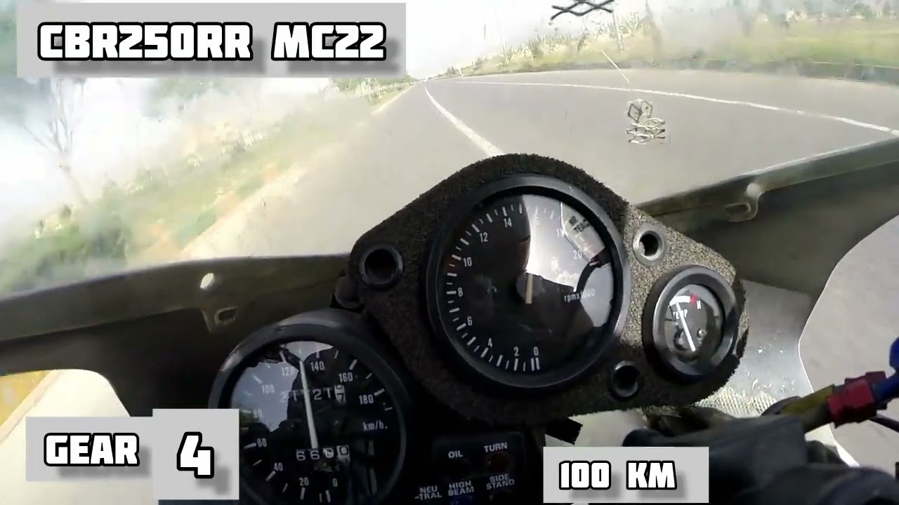 cbr250rr mc22 top speed