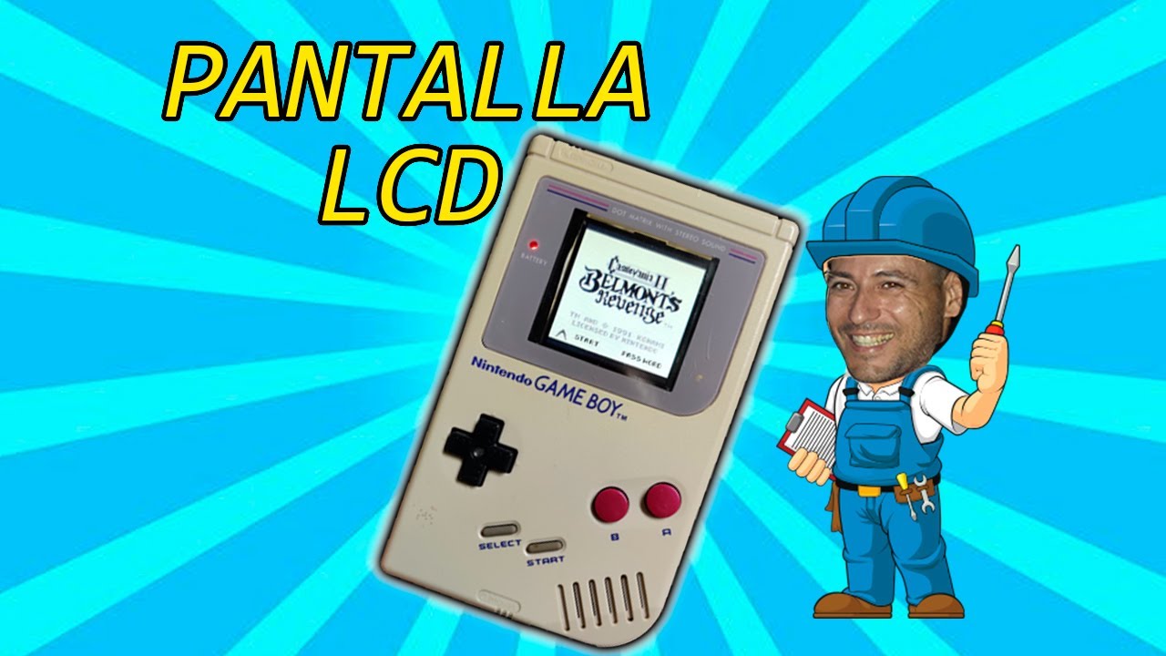 PANTALLA LCD EN GAMEBOY CLASICA