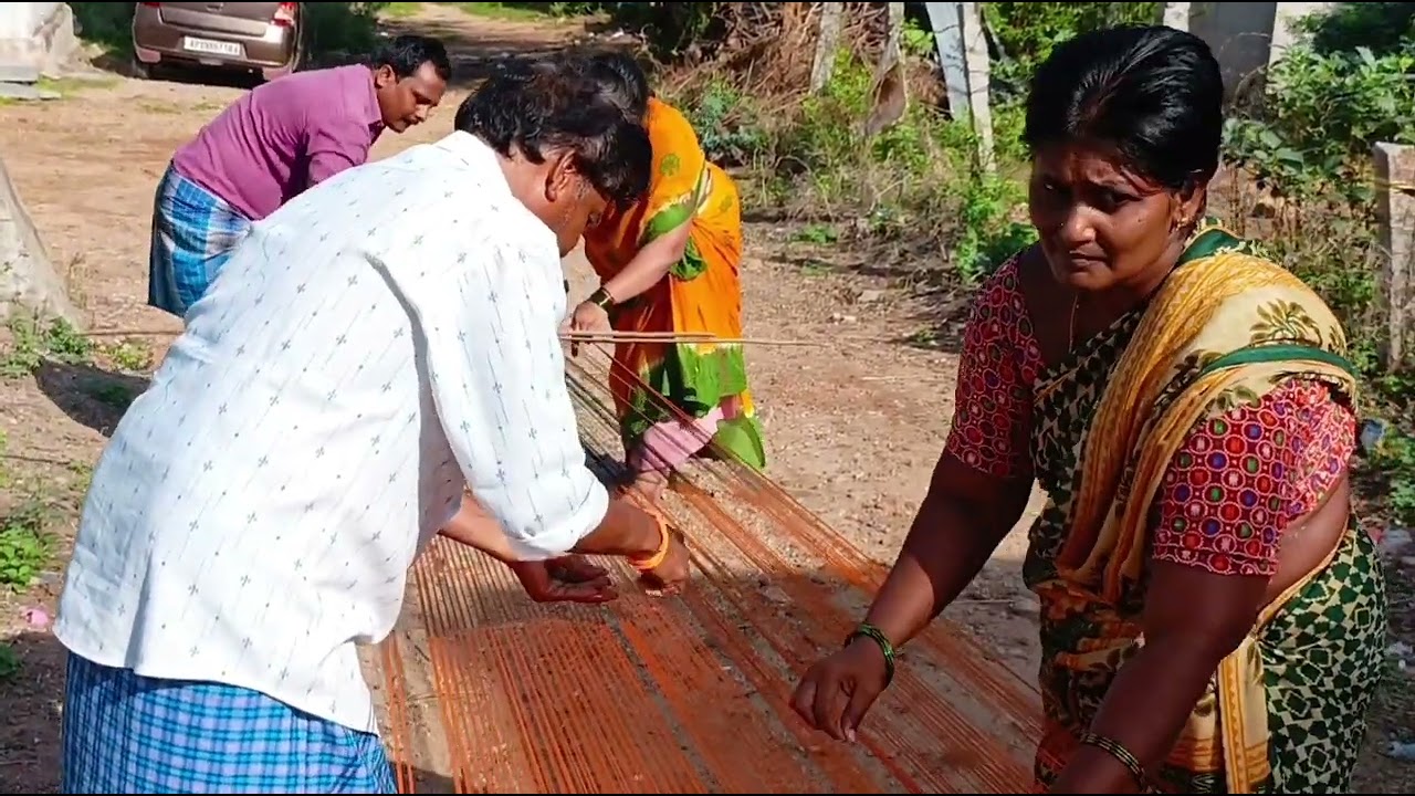 Pure handloom work full process & How to make saree || Chenetha maggam work. #handloom