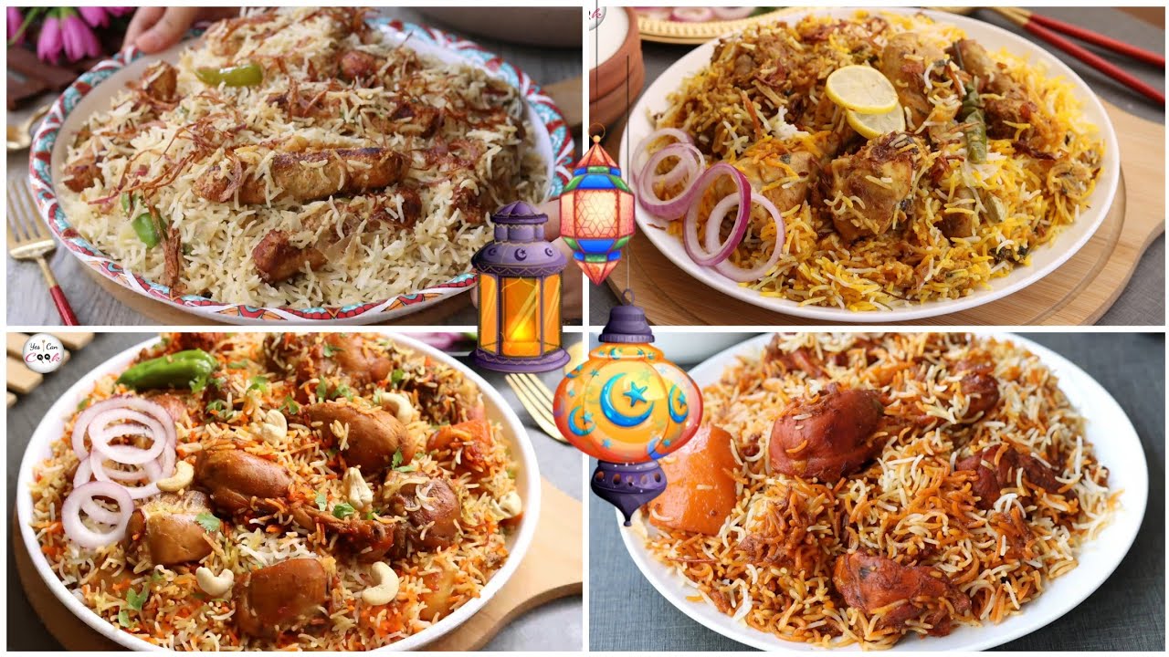 EID SPECIAL 4 New Super Hit Biryani Recipes by (YES I CAN COOK)
