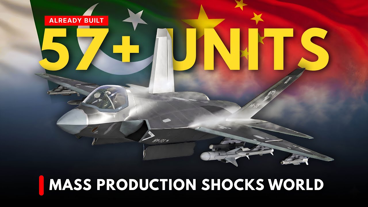 China's J-35 Stealth Fighter Jets MASS PRODUCTION Accelerates for Pakistan Delivery